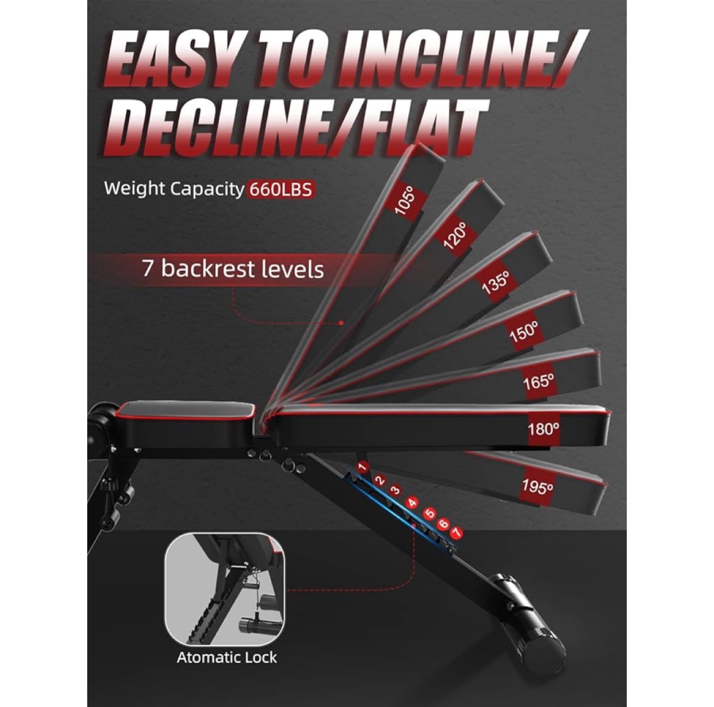 Adjustable Weight Bench with Dumbbells - photo 2