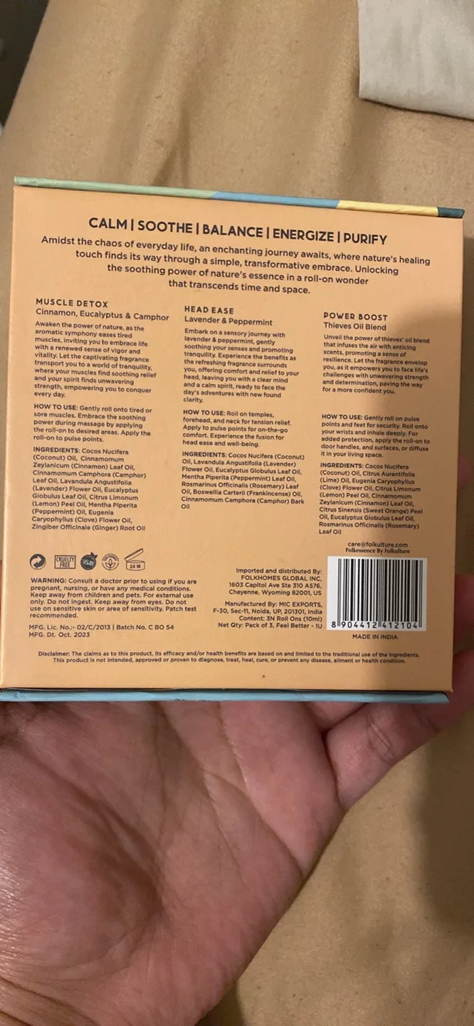 Folkesence Feel Better Roll-Ons Gift Set image indicator(2)