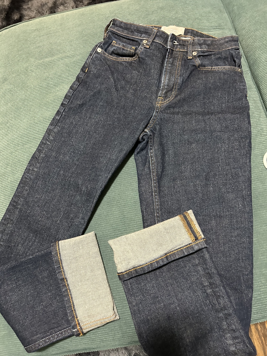 Everlane The High Rise Straight Jeans