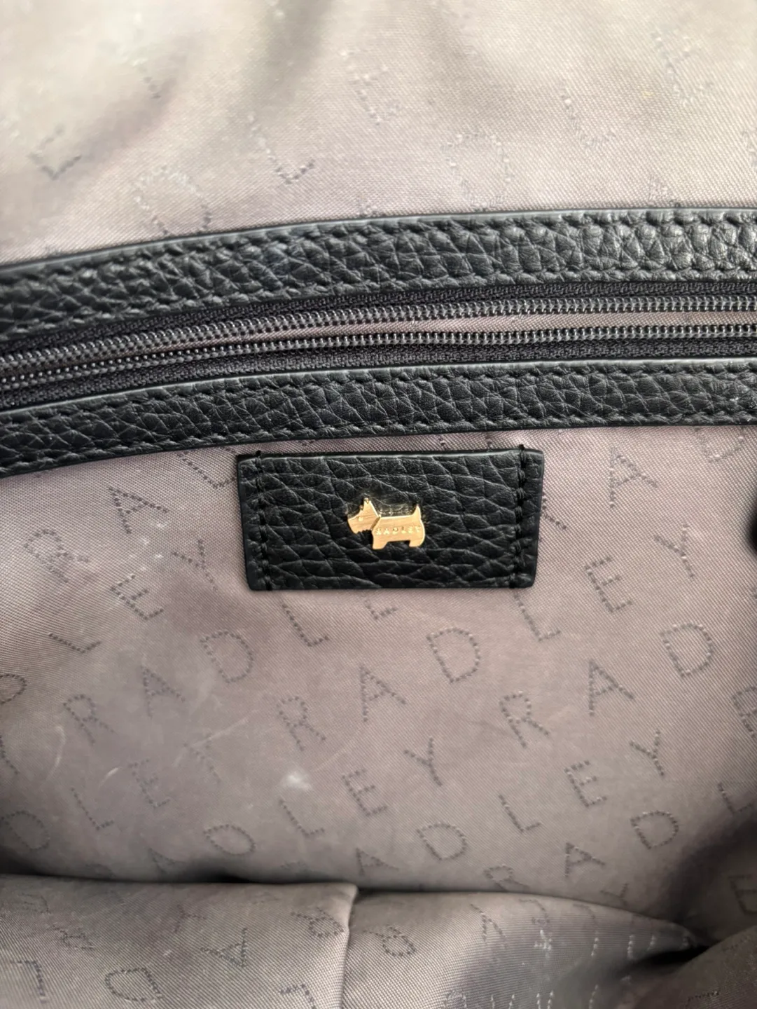 Radley London Black Leather Backpack image indicator(4)