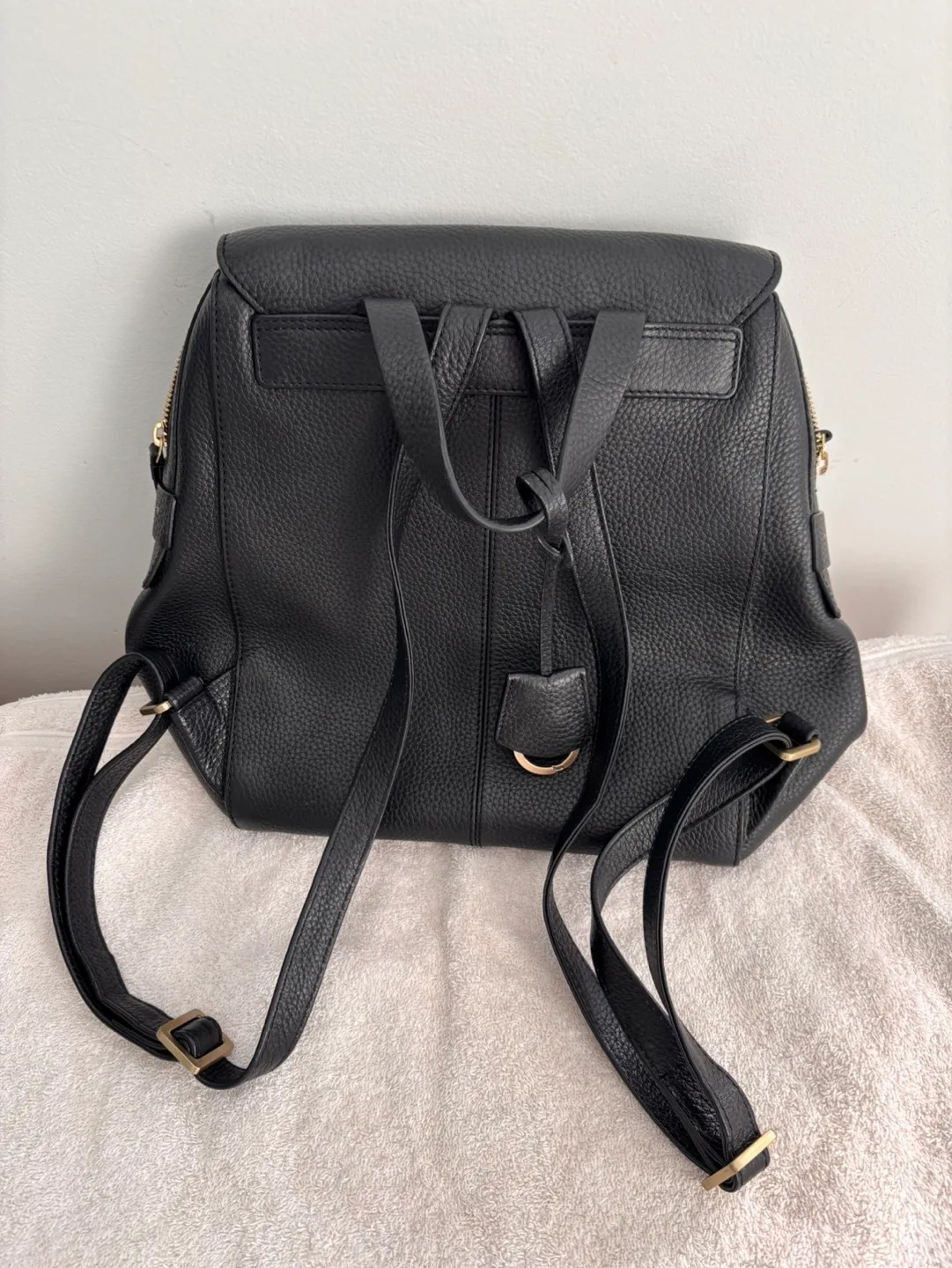 Radley London Black Leather Backpack image indicator(2)