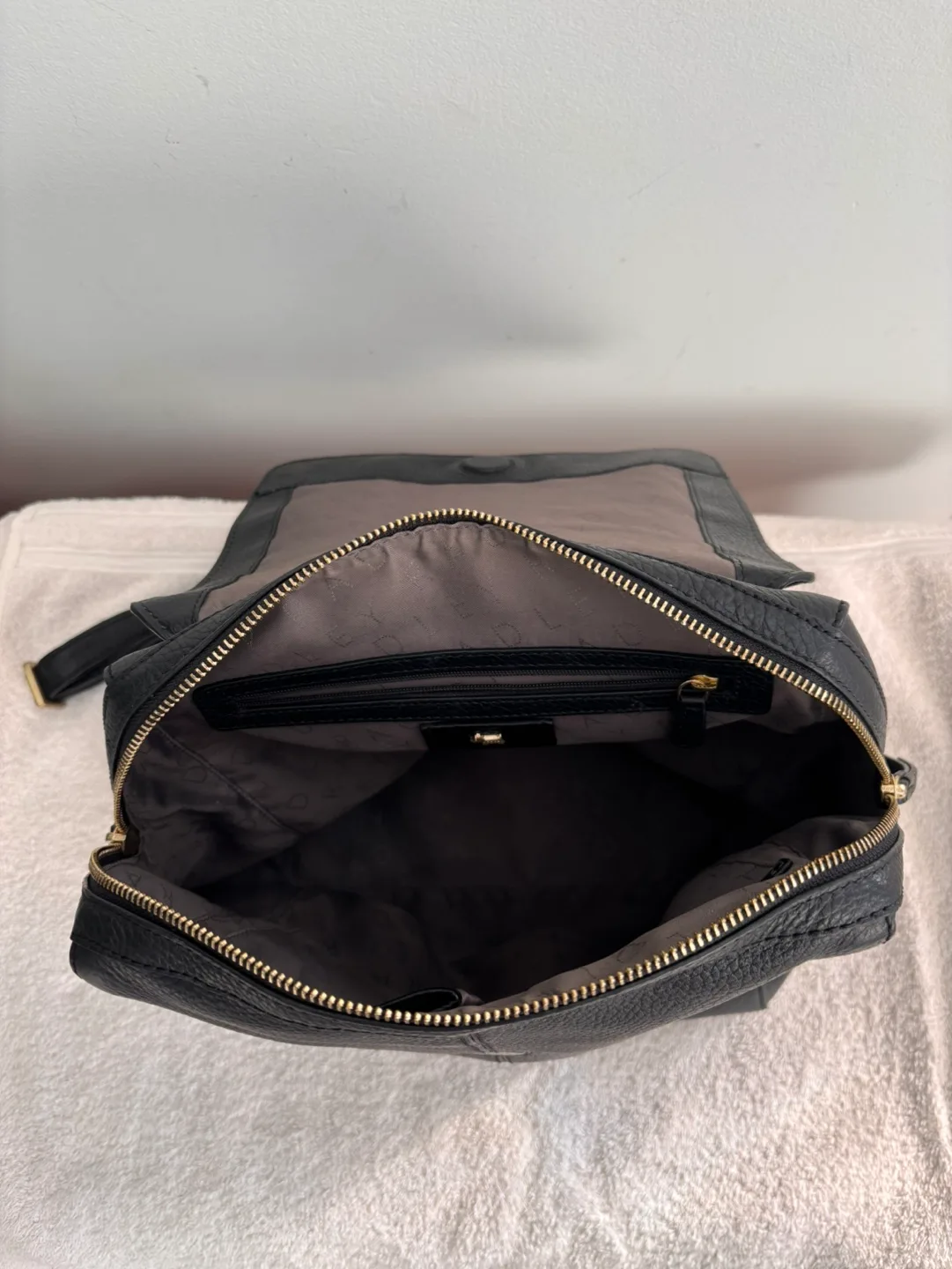 Radley London Black Leather Backpack image indicator(6)