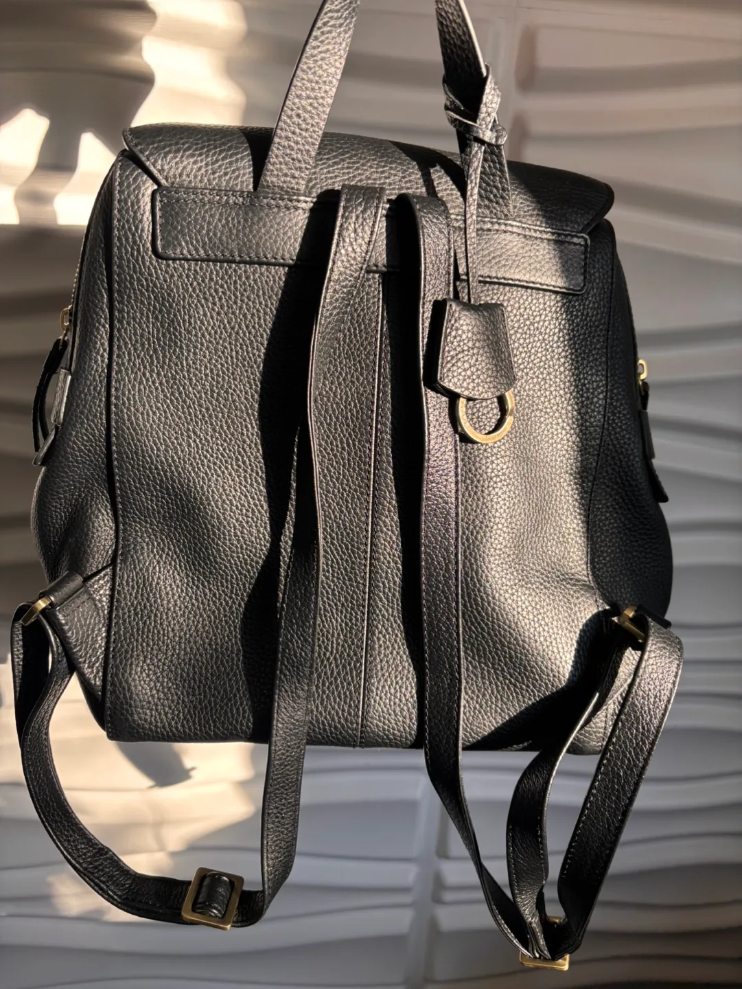 Radley London Black Leather Backpack image indicator(8)
