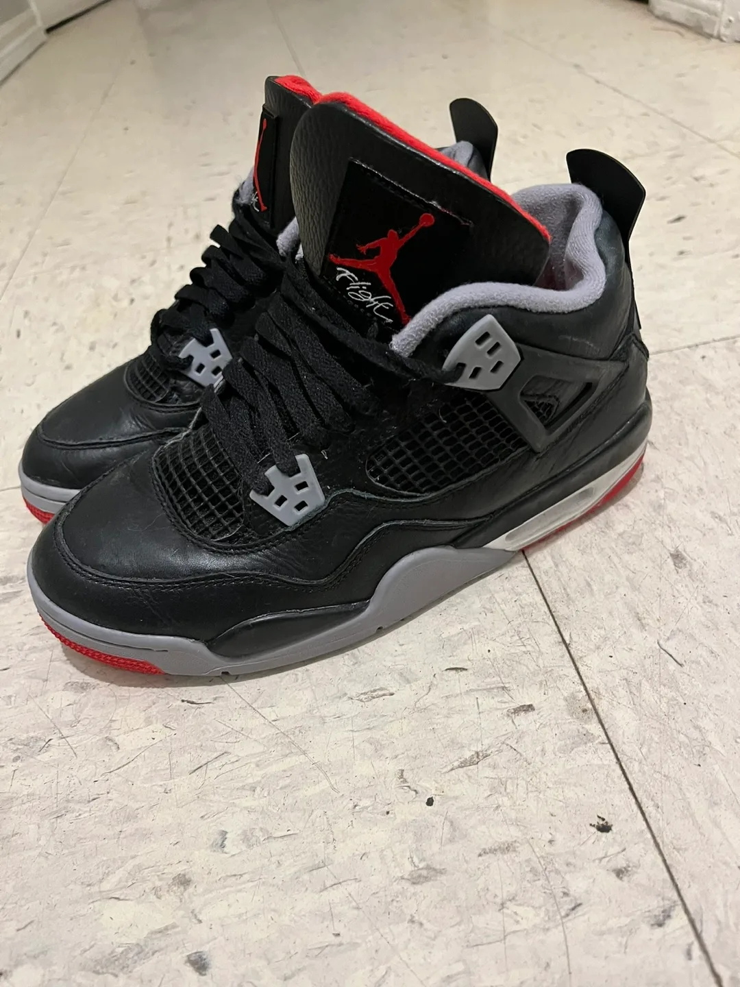 Jordan 4 Retro BRED size 7 men’s image indicator(2)