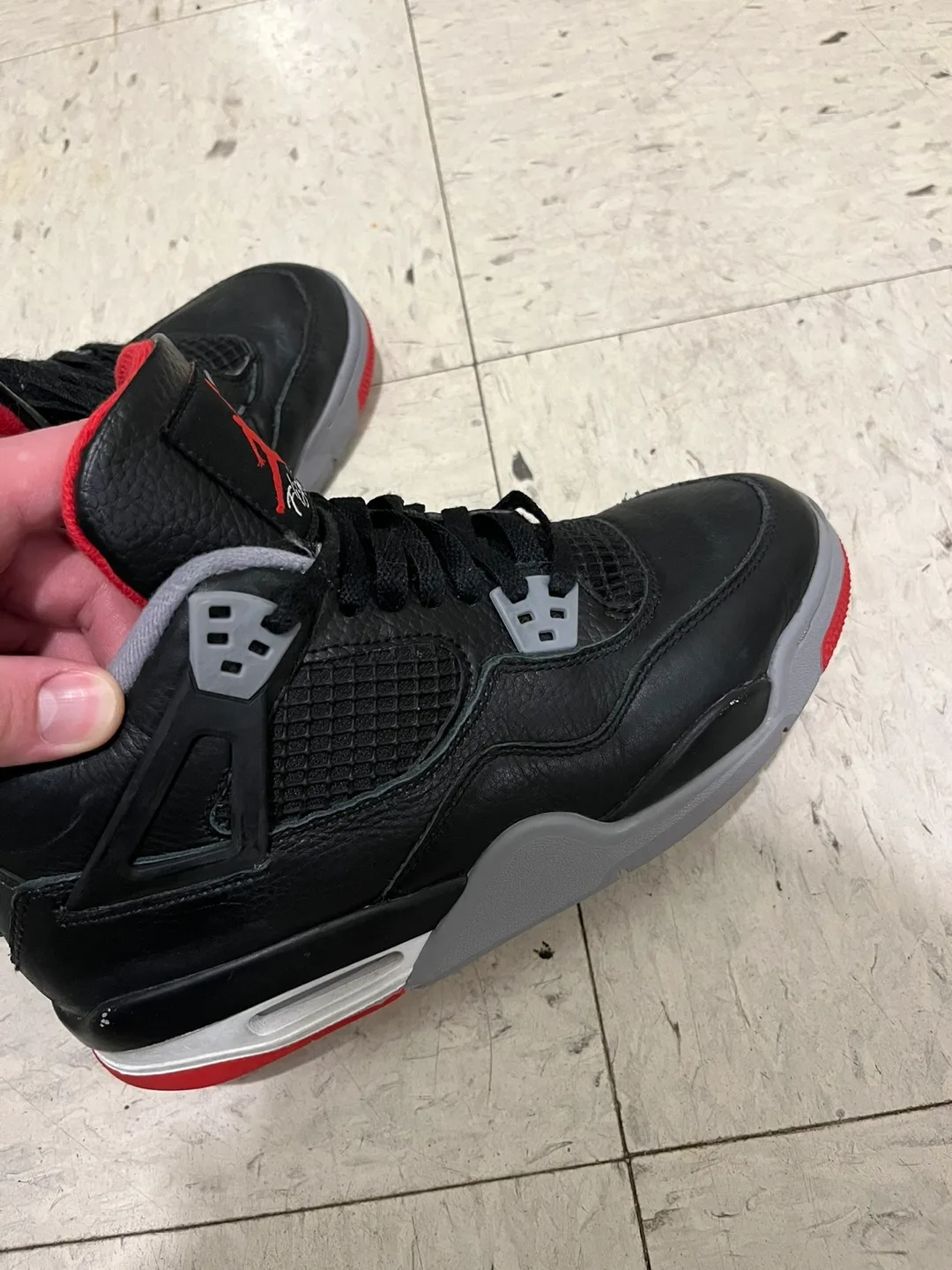 Jordan 4 Retro BRED size 7 men’s image indicator(4)