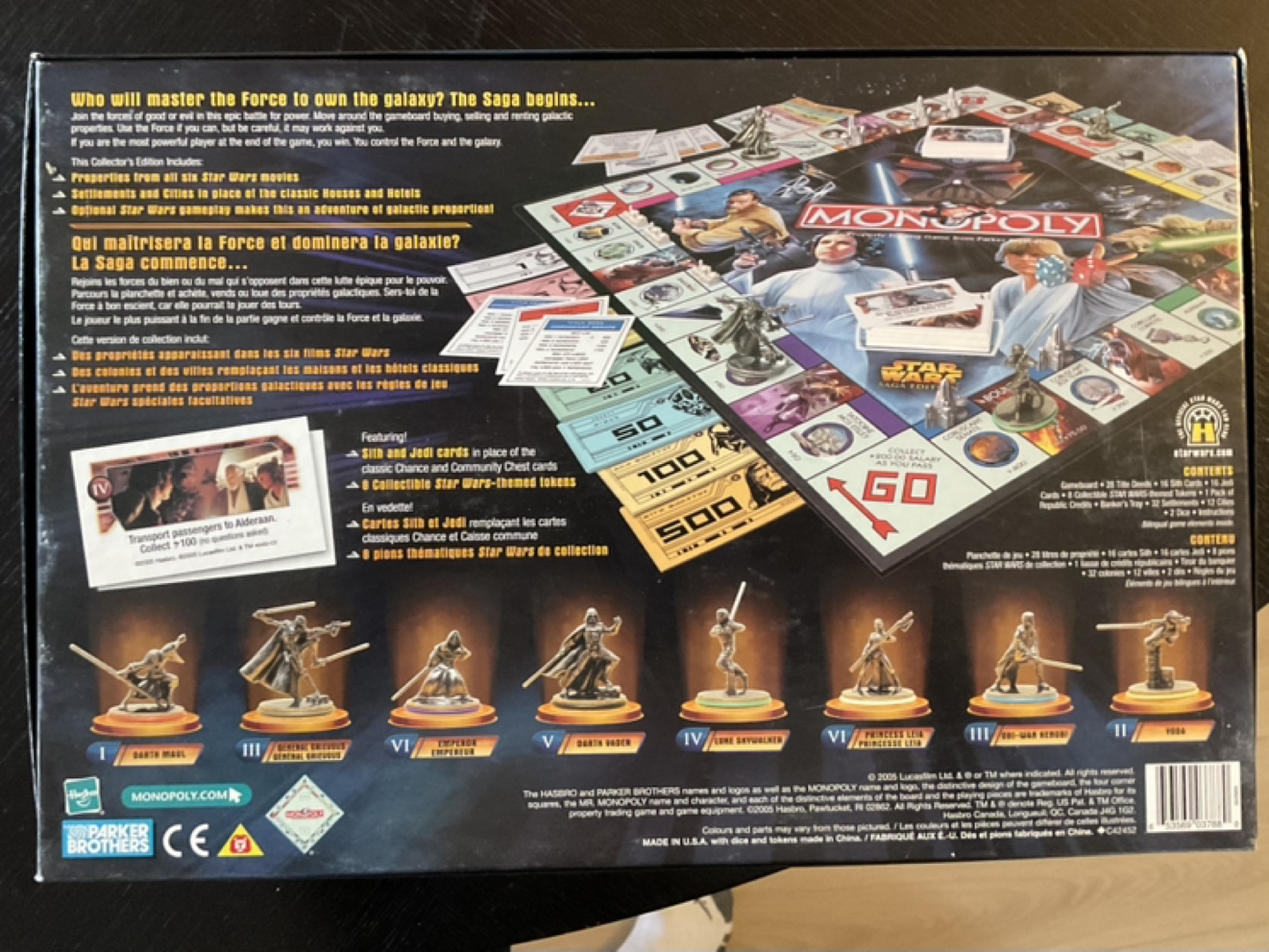 Star Wars Saga Edition Monopoly Game - photo 2
