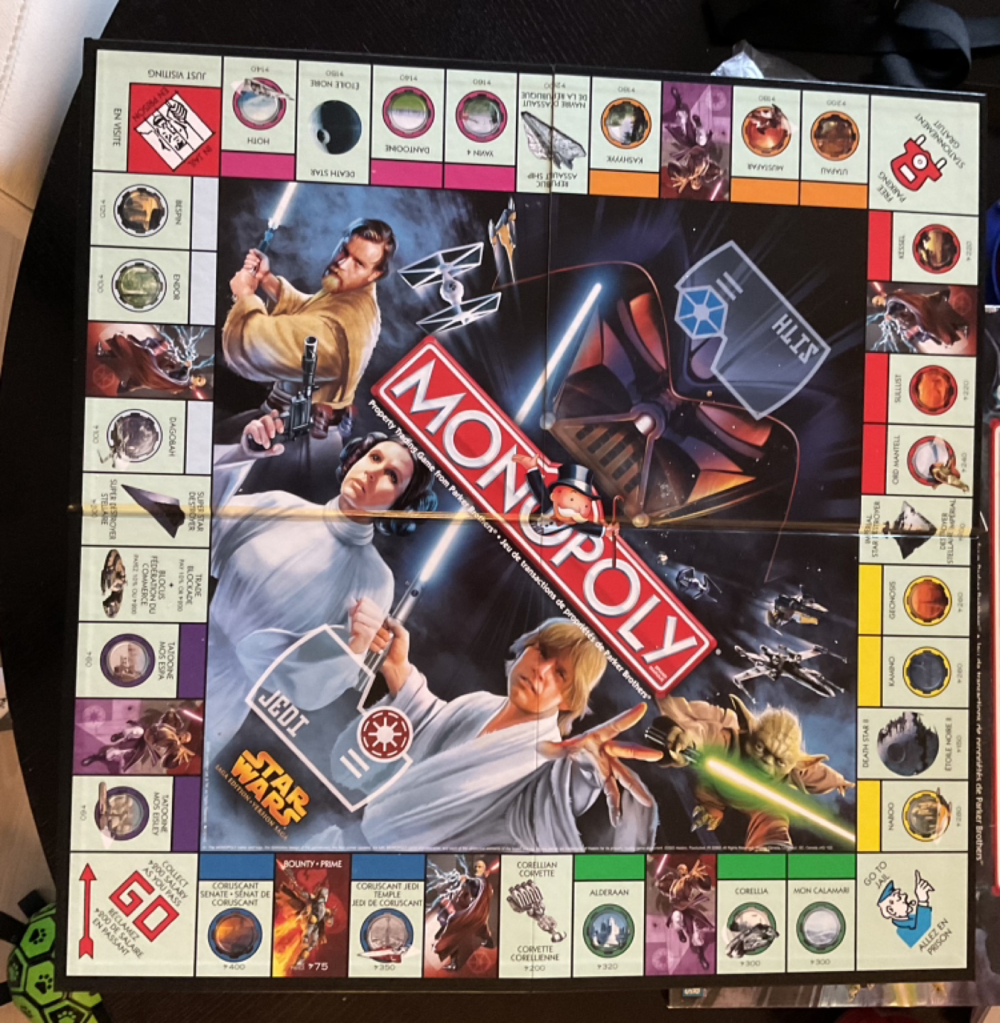 Star Wars Saga Edition Monopoly Game - photo 3