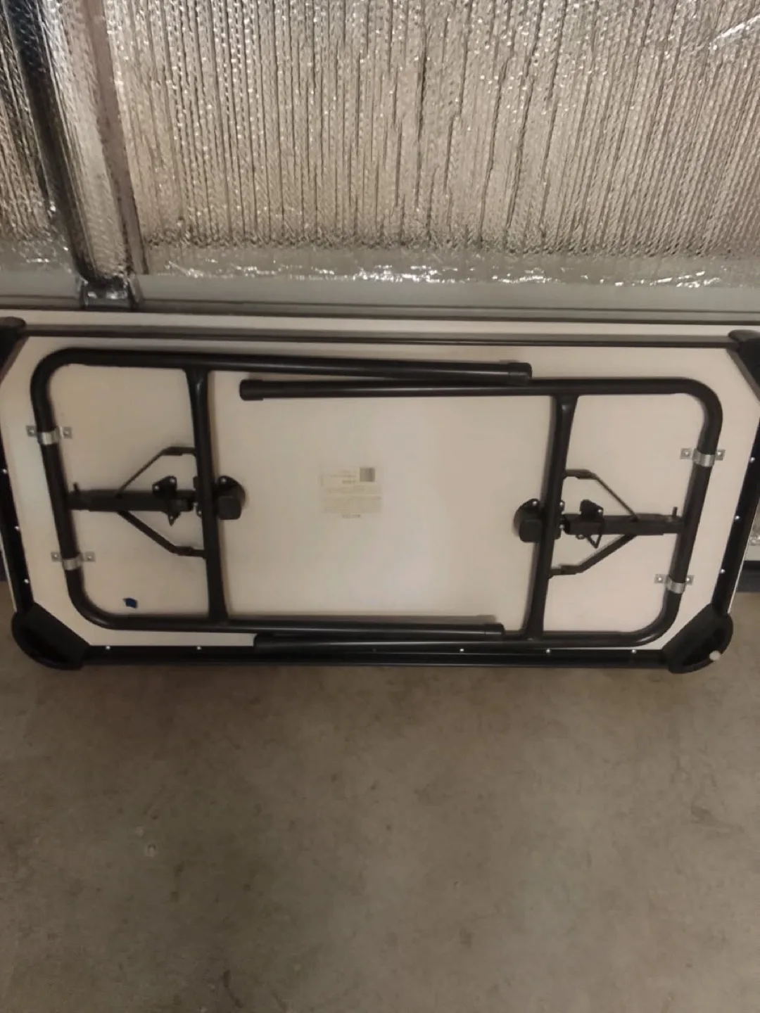 Folding Table - Grey Top, Black Frame image indicator(3)