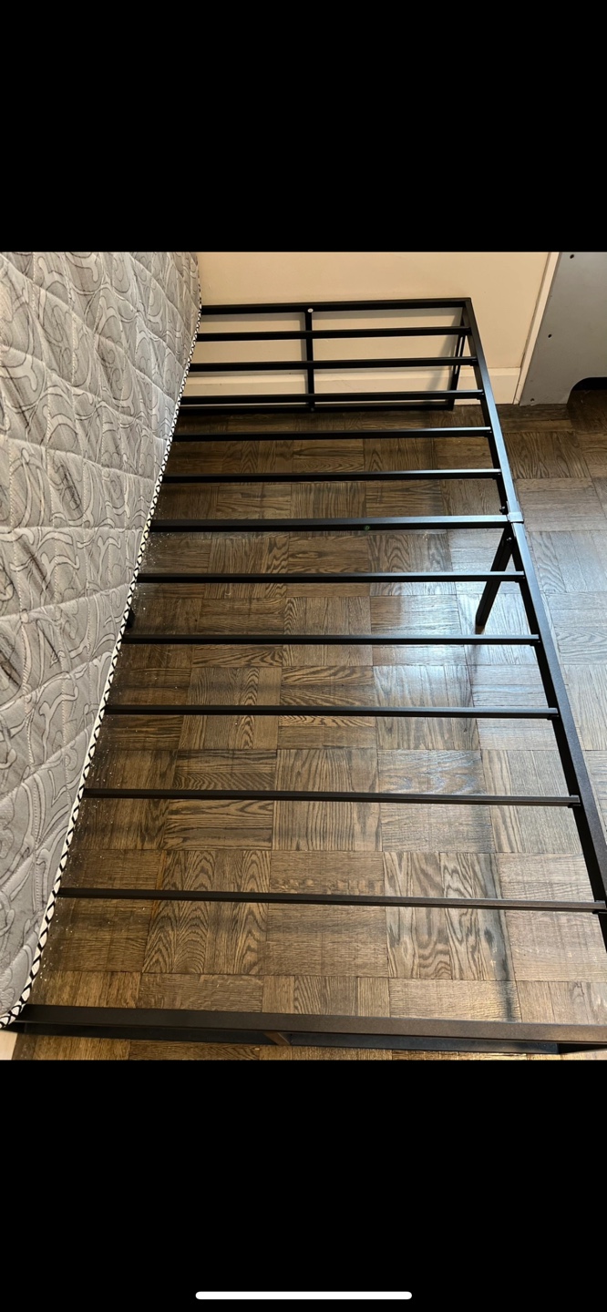 Twin Mattress and Metal Frame - photo 2