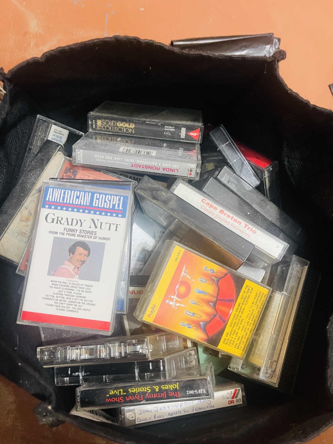 Collection of Audio Cassettes