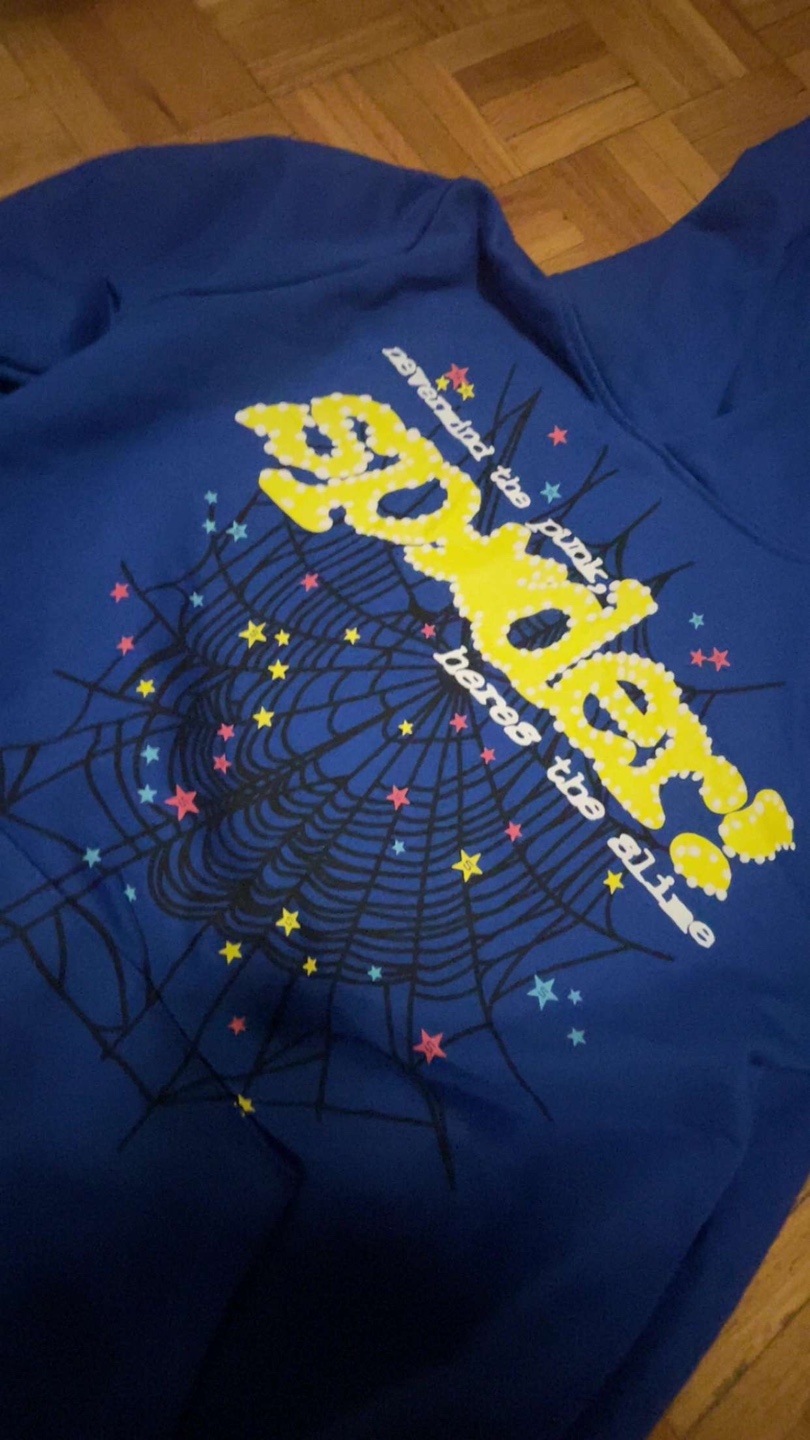 Sp5der Hoodie Blue - photo 2