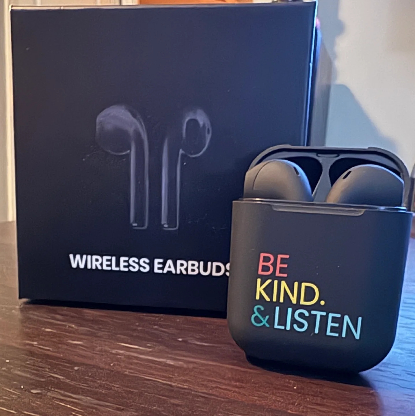Ellen Degeneres “BE KIND & LISTEN” Wireless Earbuds thumbnail