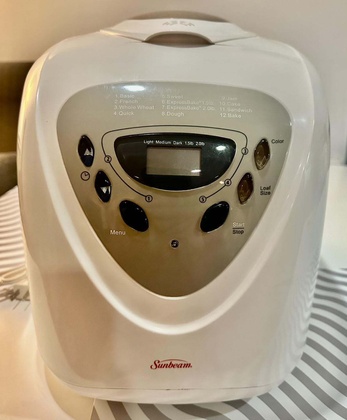 Sunbeam Breadmaker Model 5891-2