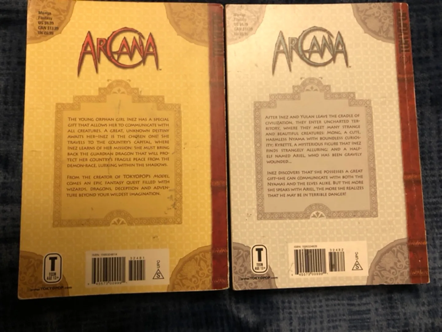 Arcana Graphic Novels Volumes 1 & 2 image indicator(2)