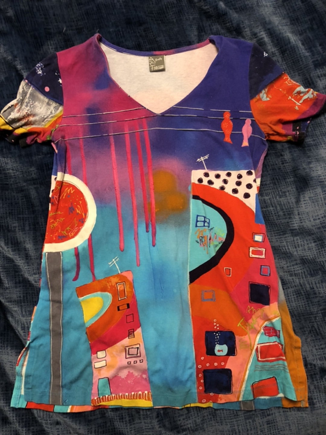 Simply Dolcezza Abstract Art Shirt
