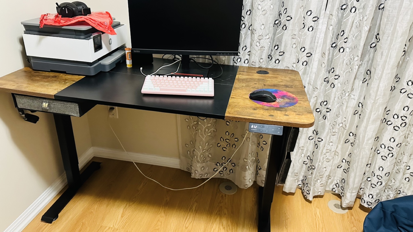 Electric Standing Computer Desk with chair - photo 4