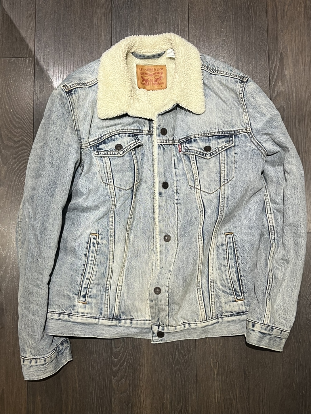 Levi's Sherpa Trucker Jacket - Light Wash