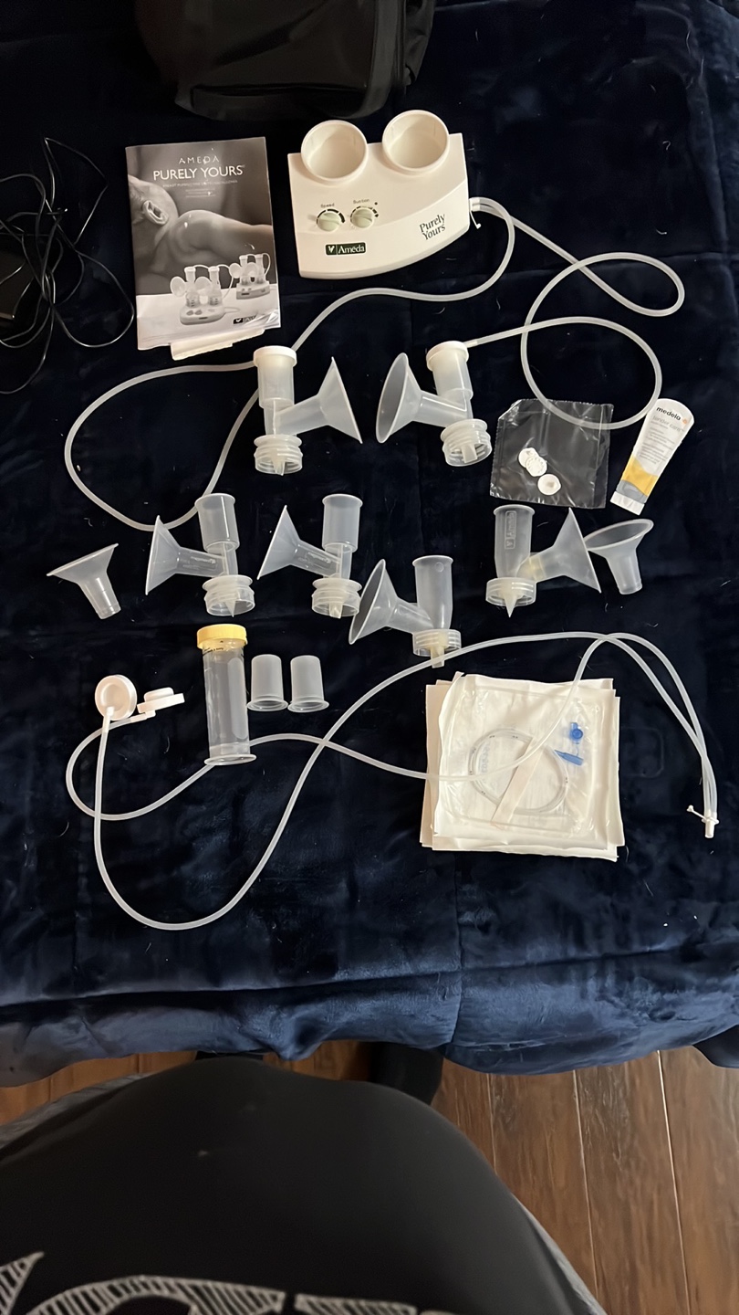 Ameda Purely Yours Double Electric Breast Pump with Accessories - photo 2