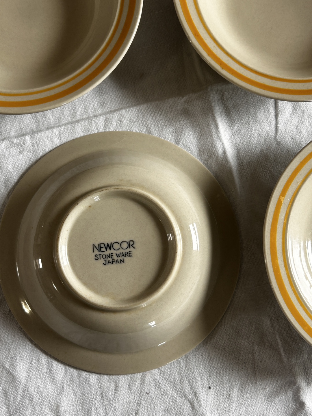 Set of 4 Vintage Newcor Stoneware Bowls - photo 5