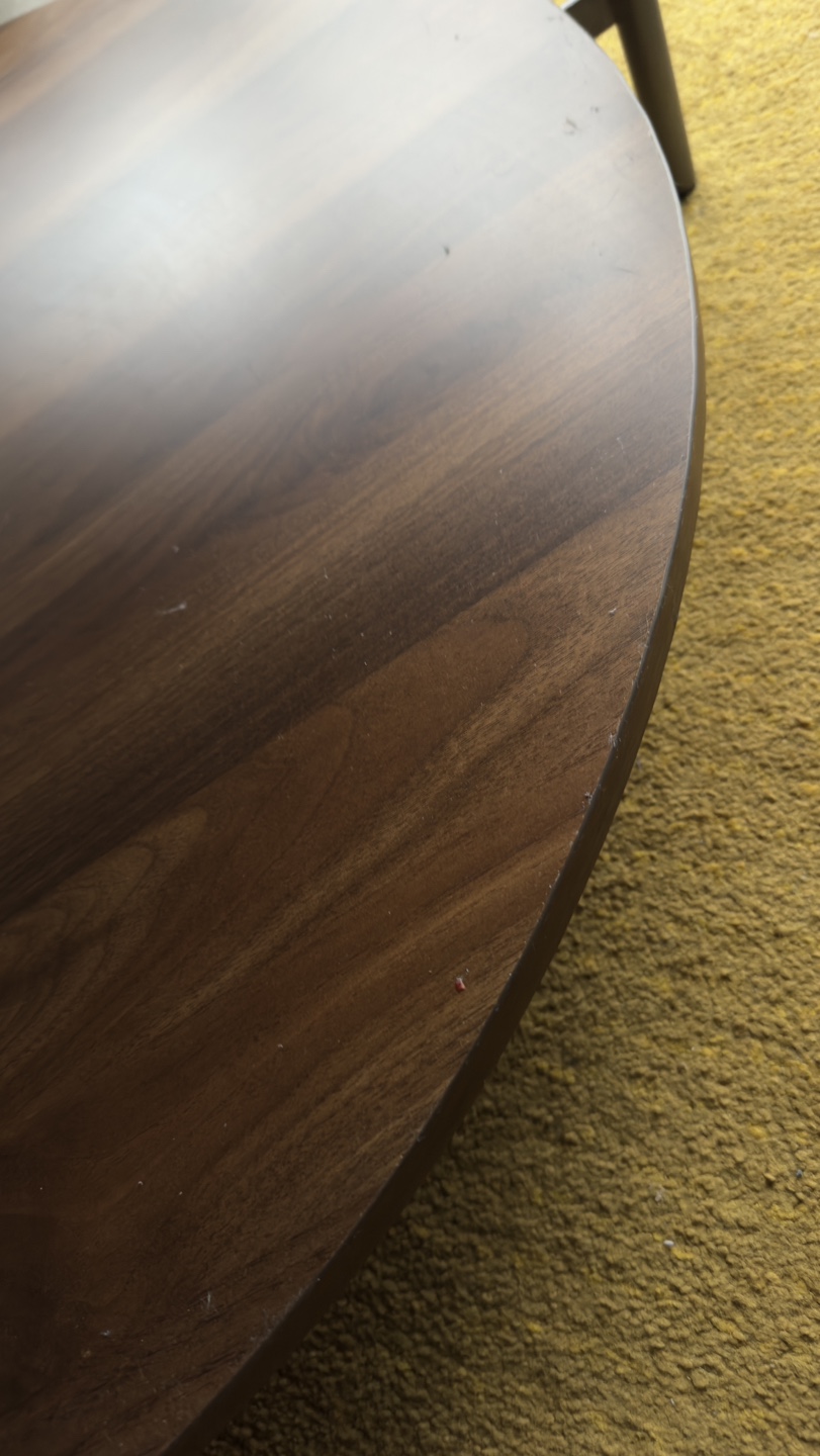 Two-Tier Round Coffee Table - Marble Top - photo 3