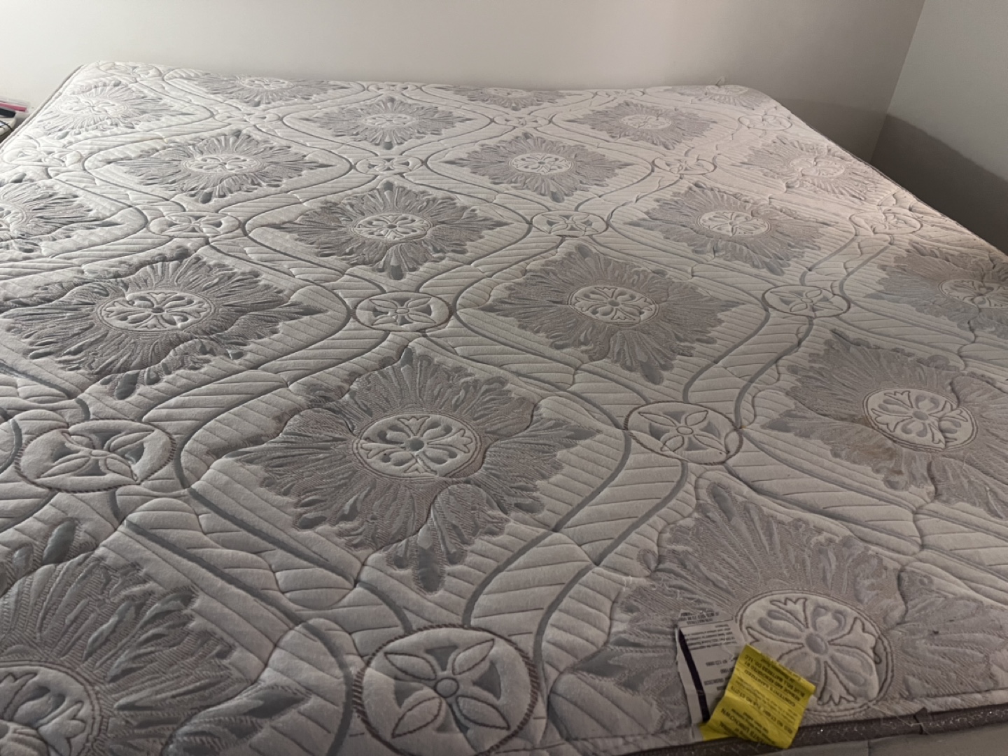 King Mattress with box springs.
