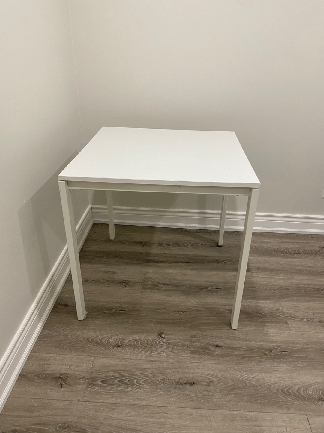 IKEA White Square Table - photo 2