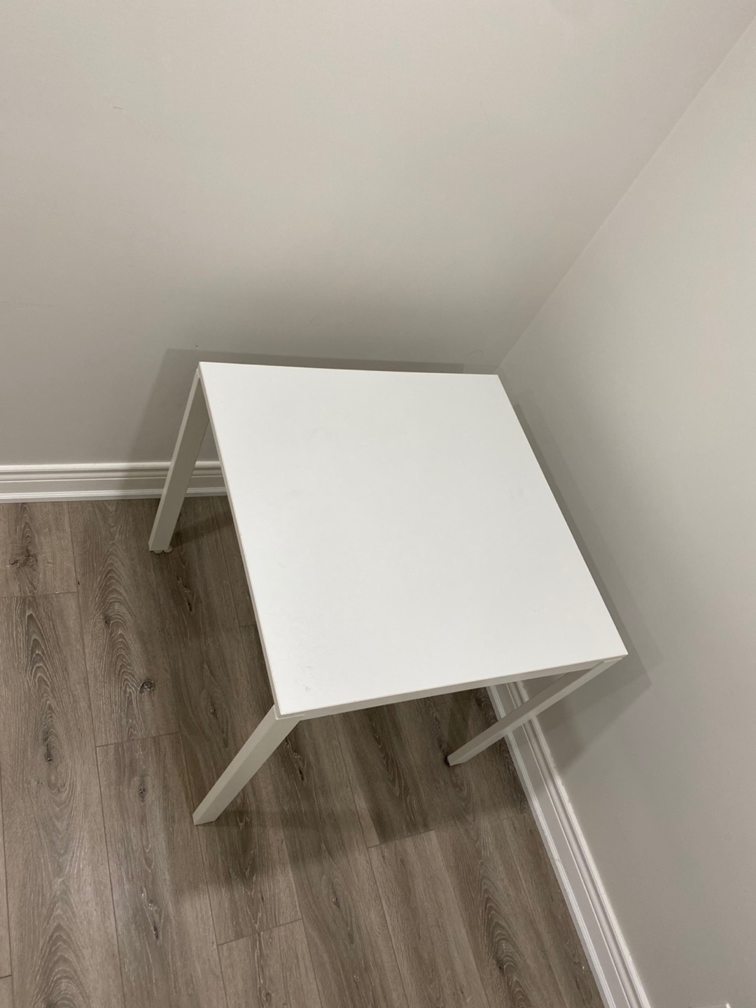 IKEA White Square Table - photo 4