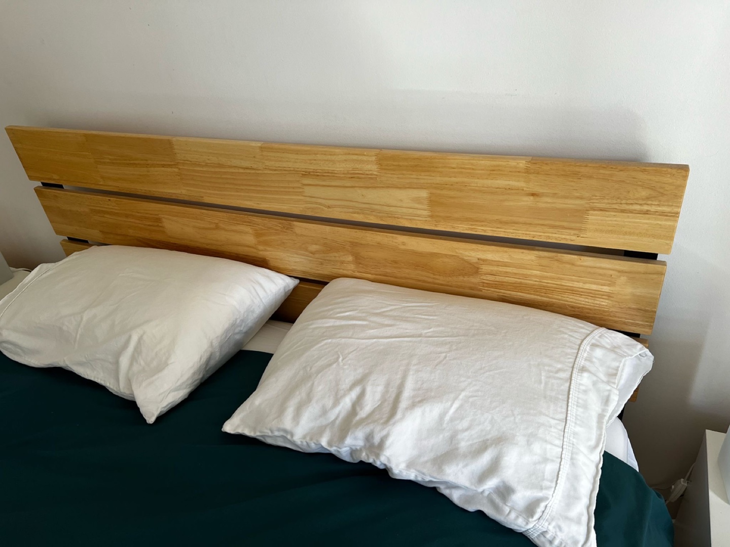 LAST OPPORTUNITY. IKEA Mattress Queen size & Platform Bed Frame - photo 2