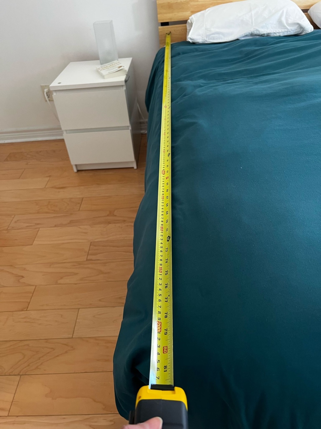 LAST OPPORTUNITY. IKEA Mattress Queen size & Platform Bed Frame - photo 3