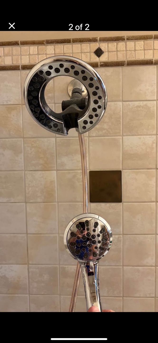 Double shower head