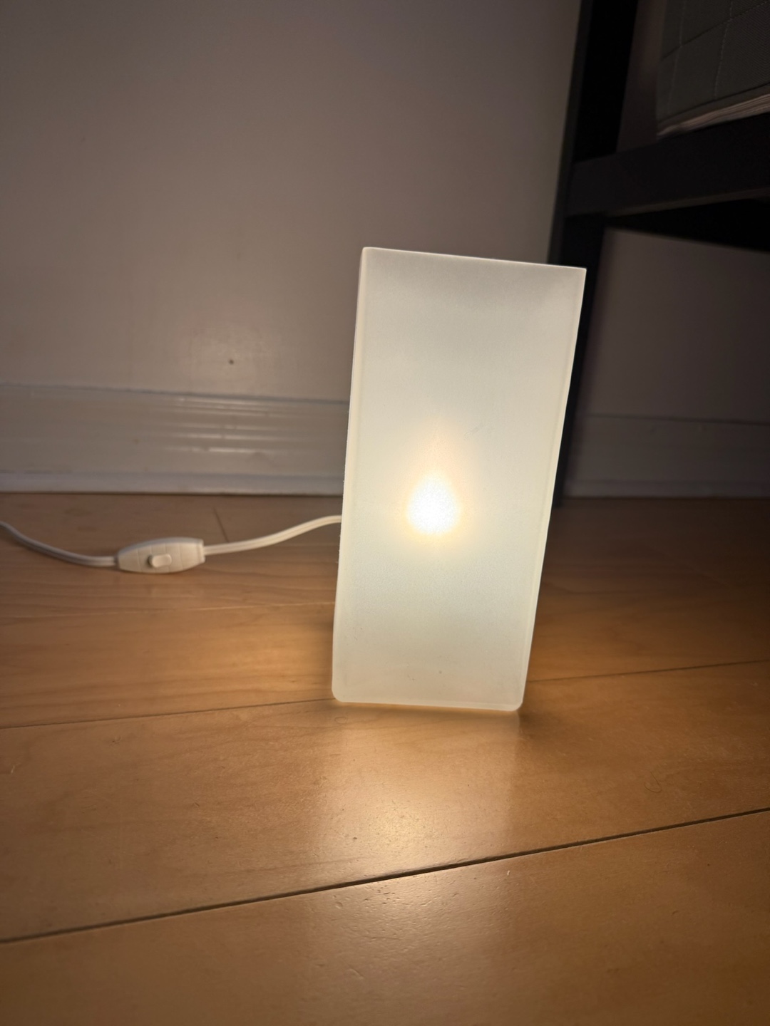 LAST OPPORTUNITY. Modern Frosted Glass Table Lamp
