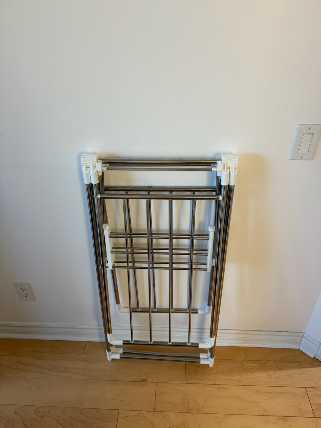 Foldable Stainless Steel Clothes Drying Rack - photo 3