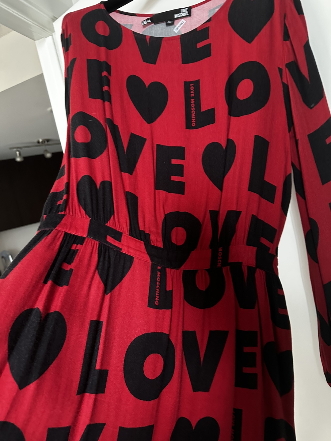 Love Moschino  Long Sleeve Dress Size 46-US 10