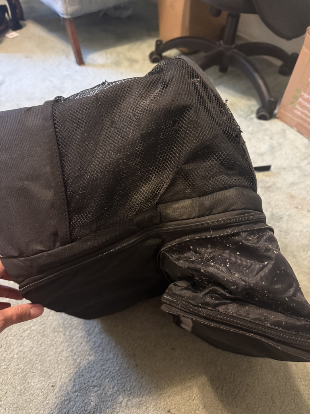 Black Insulated Backpack Delivery Bag - photo 5