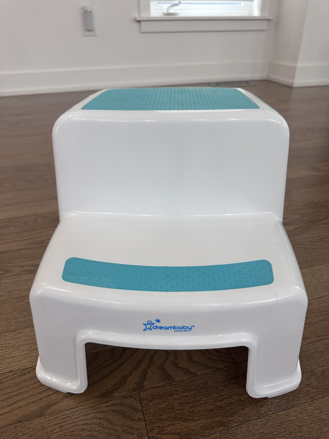 Dreambaby Toddler Two-Step Stool - Teal and White