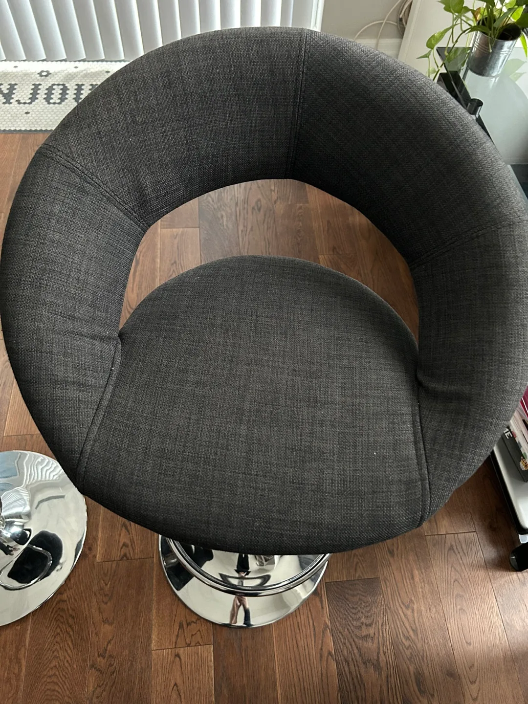 Pair of Urban Barn Bar Padded Stools image indicator(3)