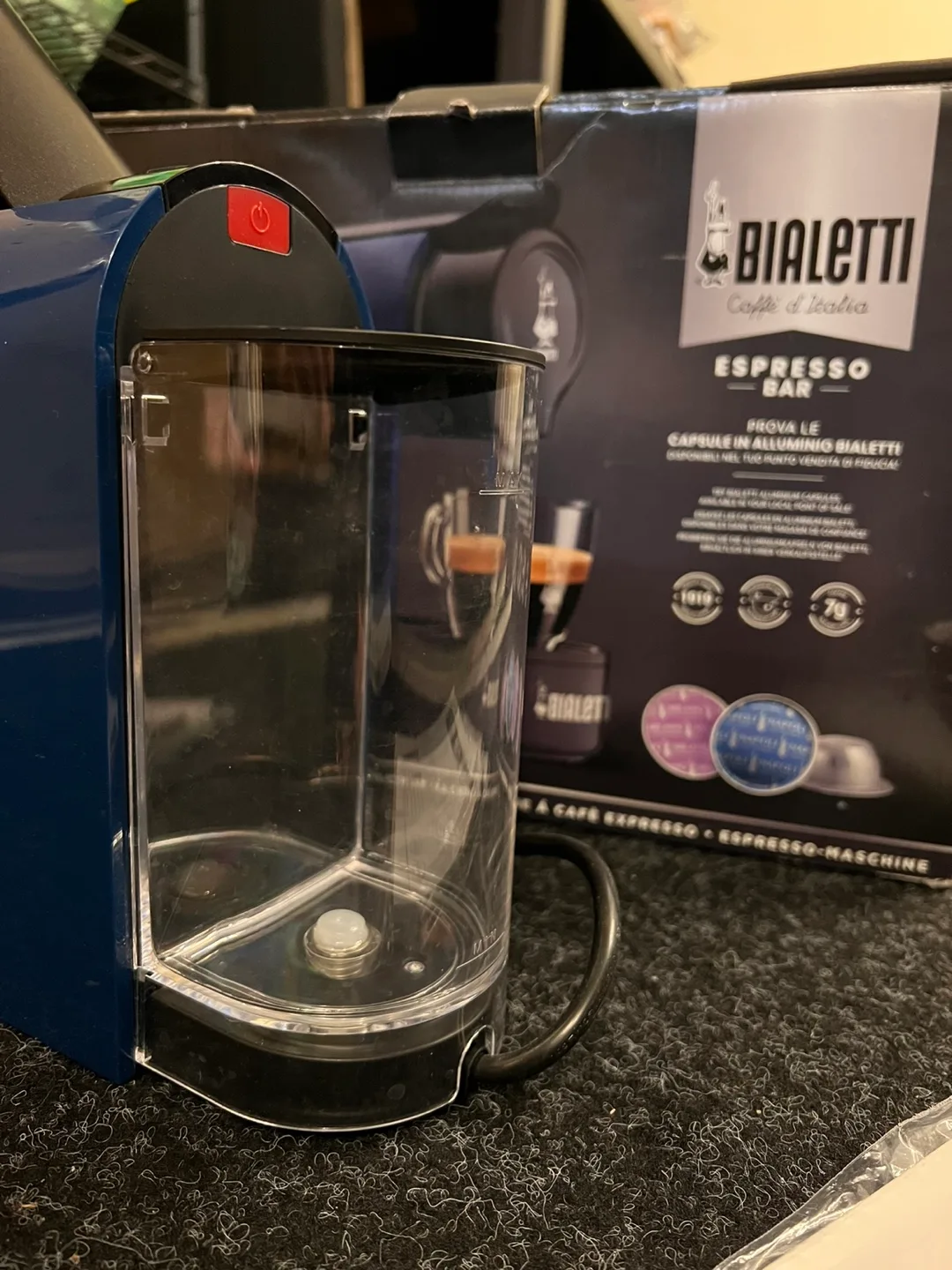 Bialetti Espresso Bar Capsule Coffee Machine - Blue image indicator(5)