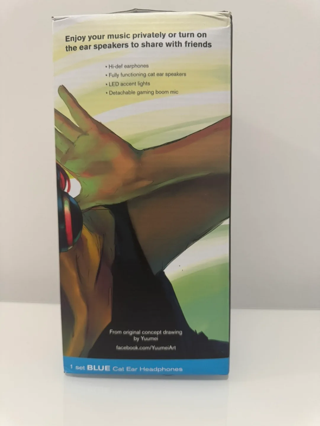 Brookstone Cat Ear Headphones - Blue image indicator(5)