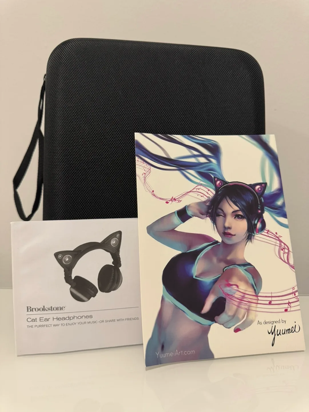 Brookstone Cat Ear Headphones - Blue image indicator(2)