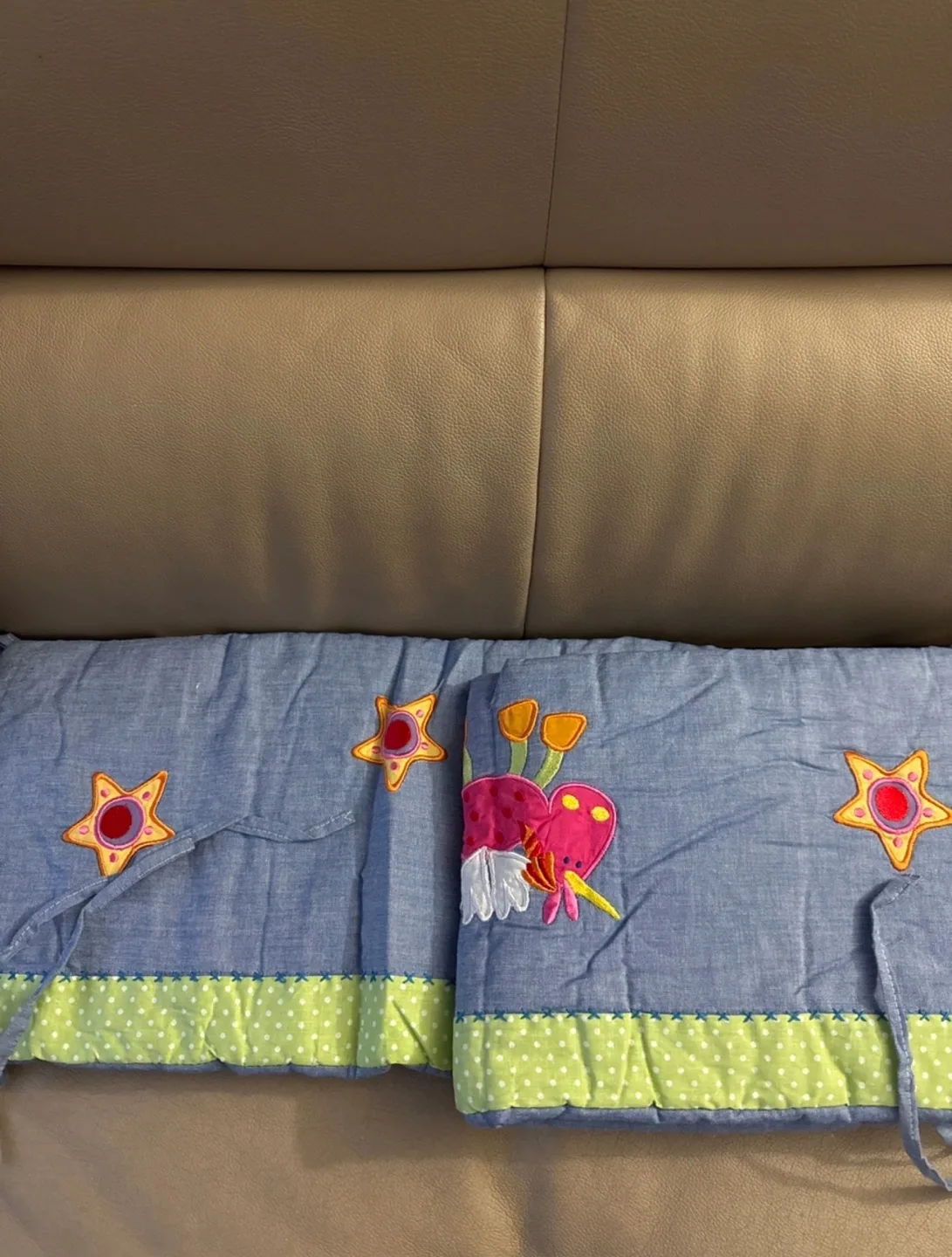 Bundle of New Baby Crib Bumper/Protectors image indicator(7)