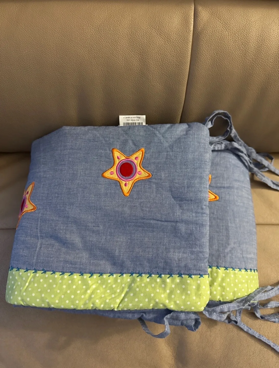 Bundle of New Baby Crib Bumper/Protectors image indicator(6)