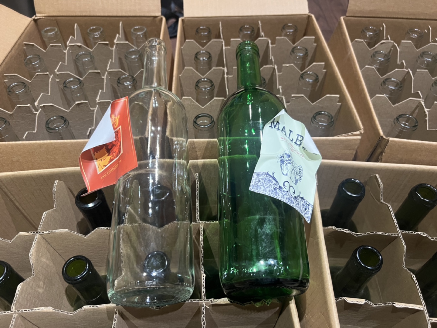 Empty Wine Bottles - Bulk Lot