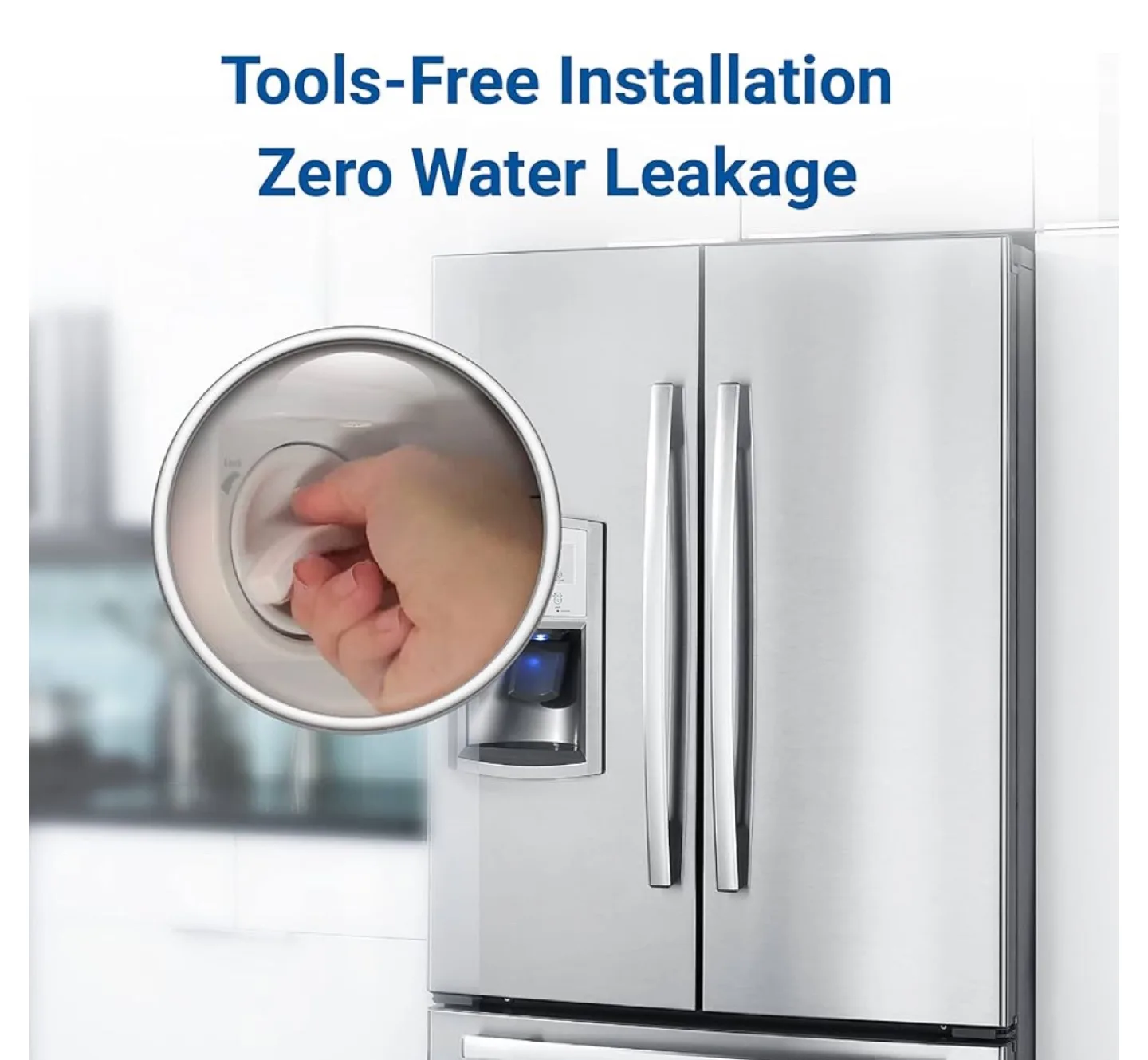 Aqua Crest Refrigerator Water Filter Replacement - AQF-FF03 image indicator(2)