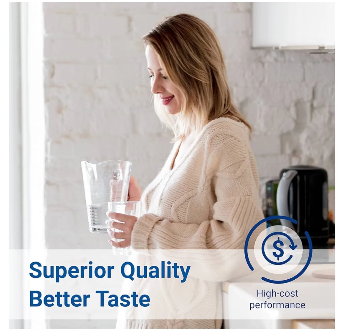 Aqua Crest Refrigerator Water Filter Replacement - AQF-FF03 image indicator(3)