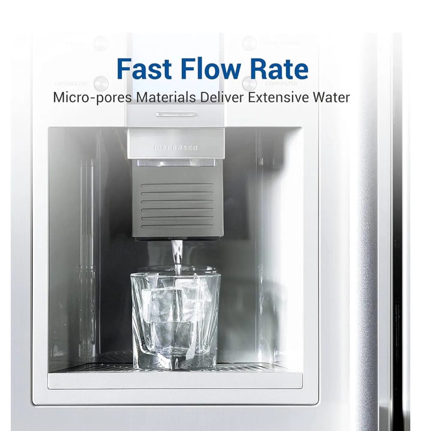 Aqua Crest Refrigerator Water Filter Replacement - AQF-FF03 image indicator(4)