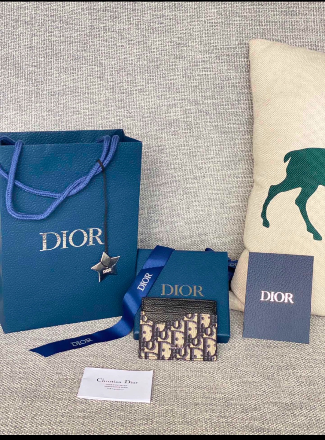 Christian Dior Card Holder with Box