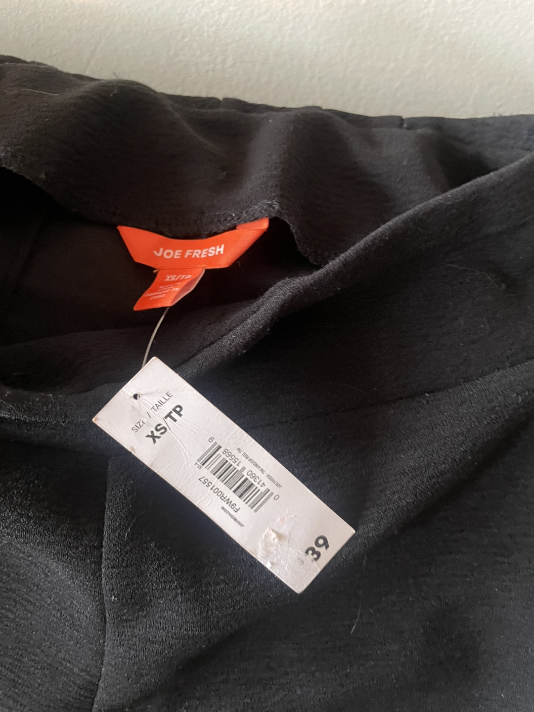 Joe Fresh Black Cropped Trousers - Size XS - photo 2