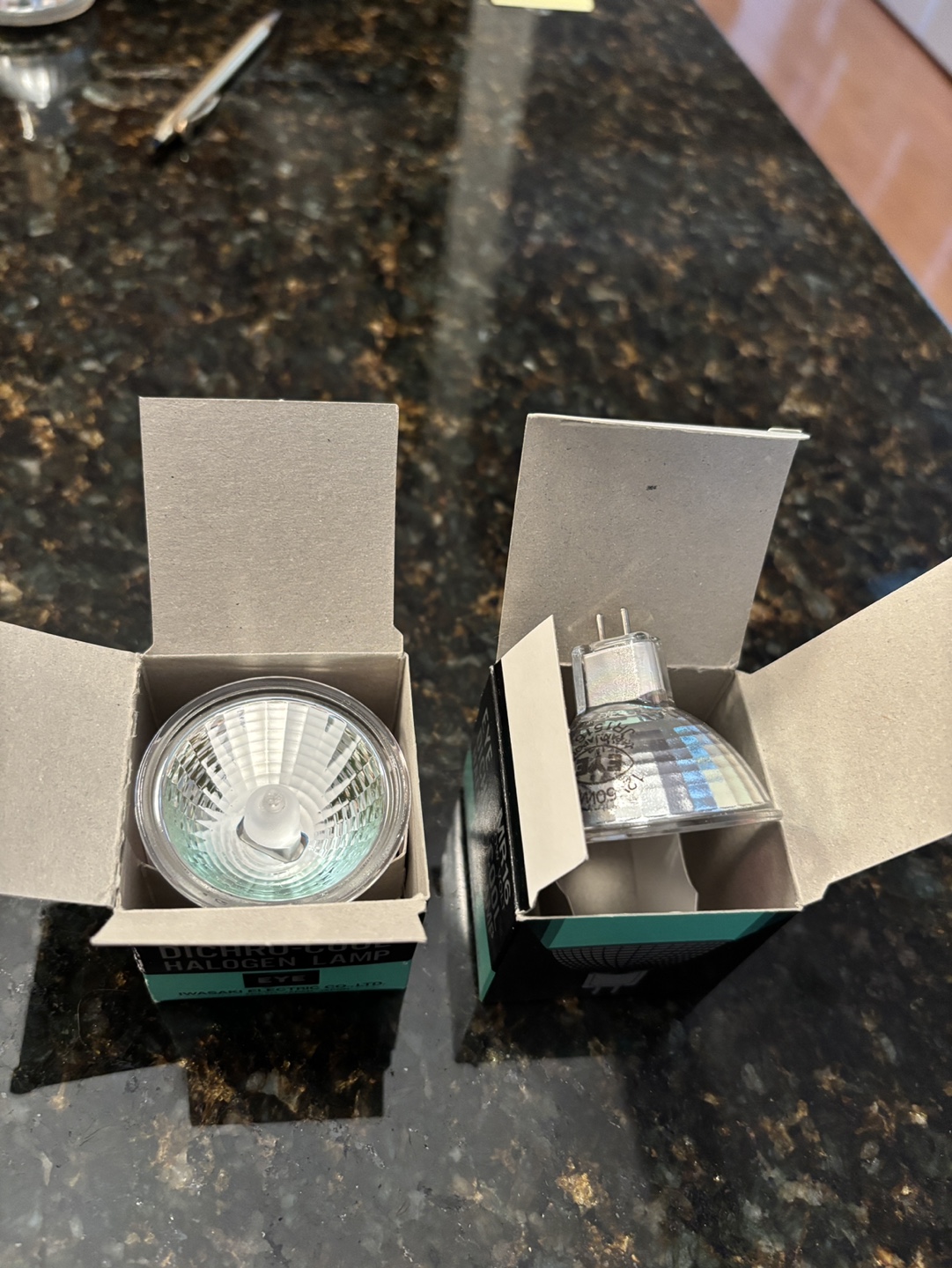 Two Vintage Iwasaki Eye Dichro-Cool MR16 Halogen Lamps - photo 3