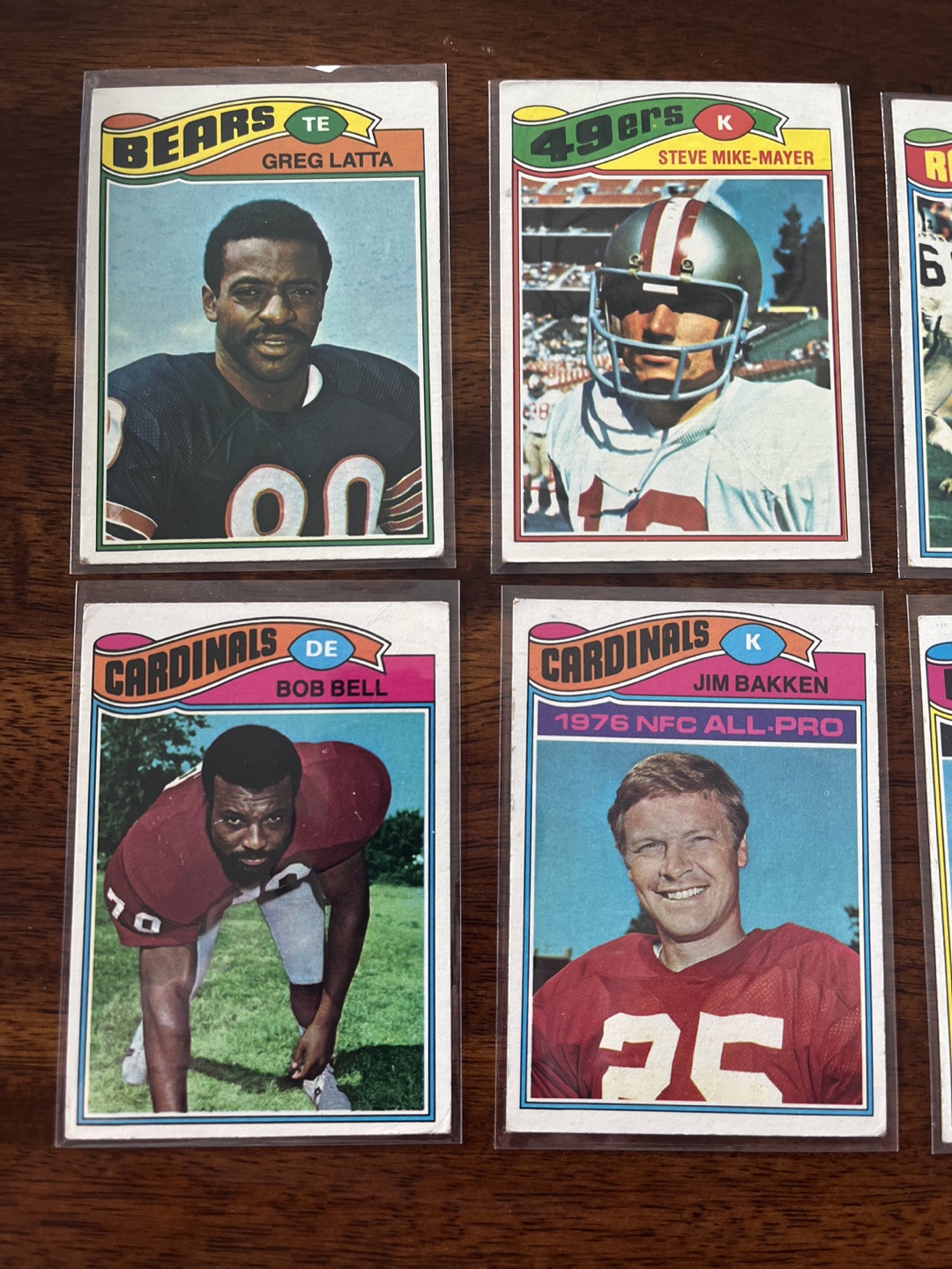 Collection of 1970s Topps Football Trading Cards. $5 for all!