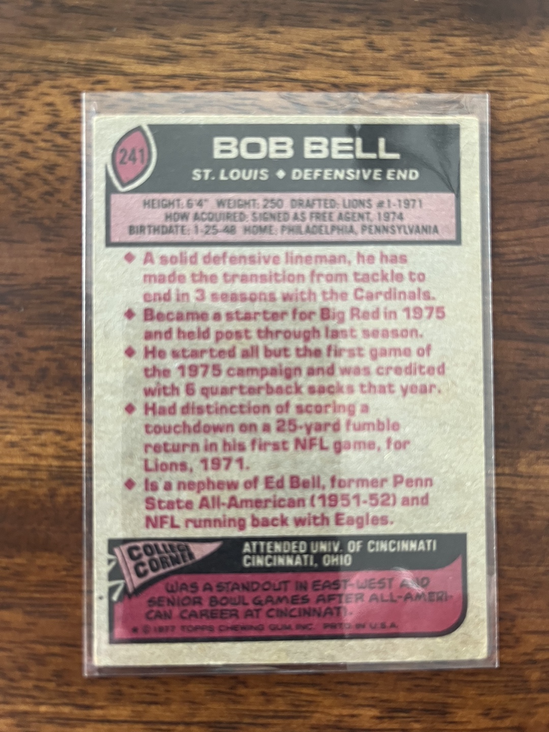 Collection of 1970s Topps Football Trading Cards. $5 for all! - photo 4